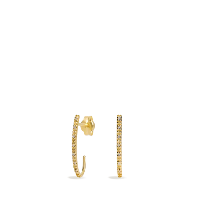 18k gold diamond earrings