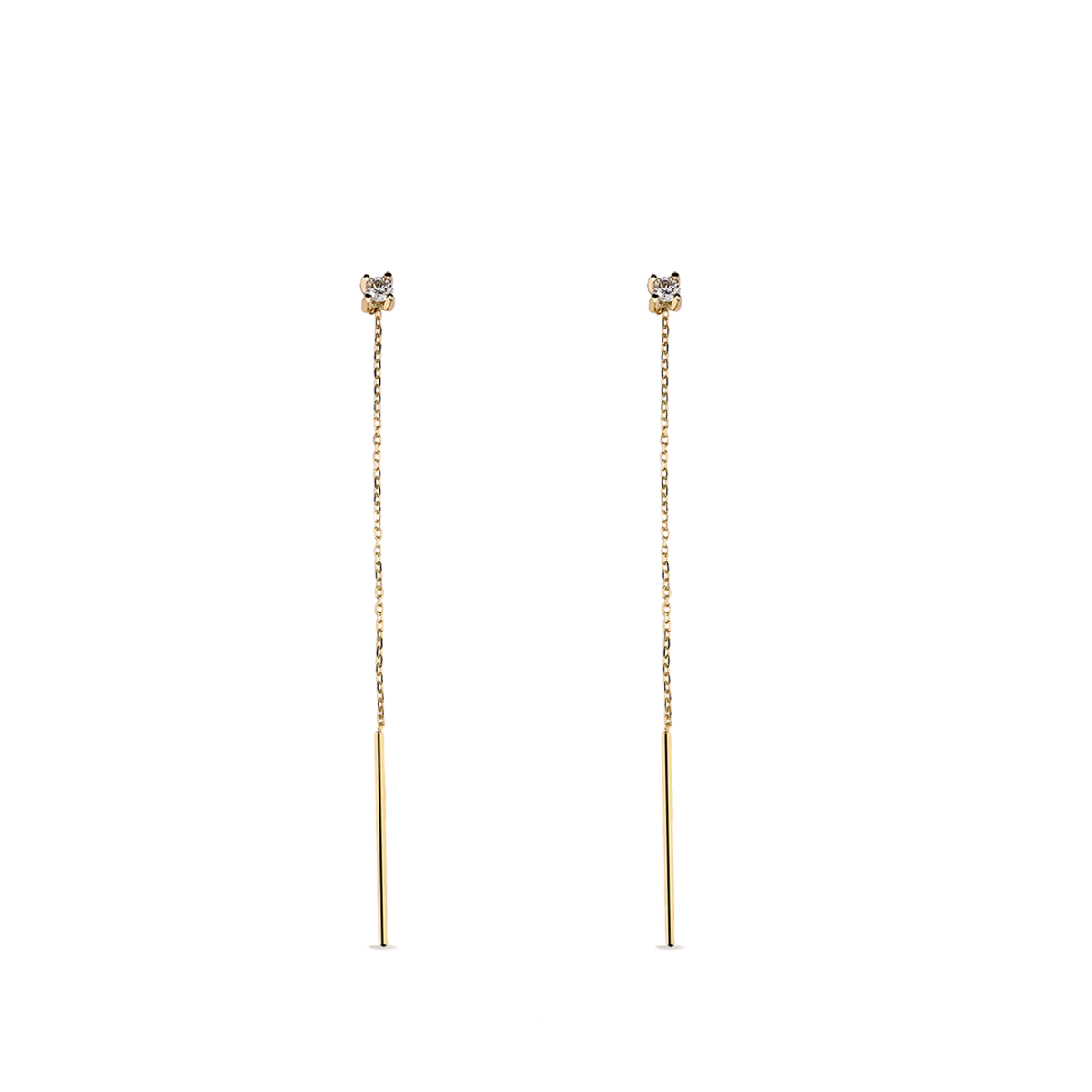 18k gold diamond earrings