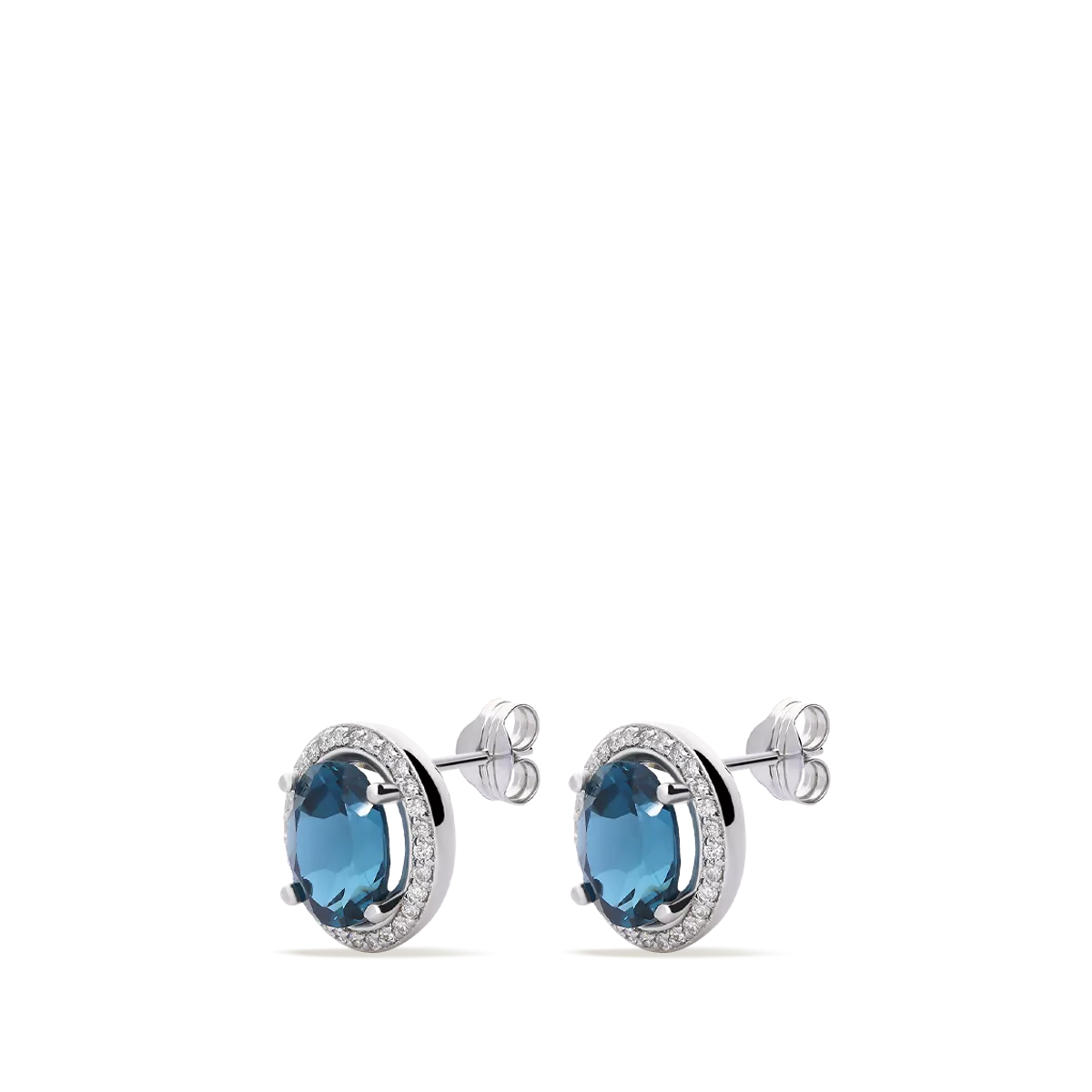 18k gold diamond earrings DEEP SEA