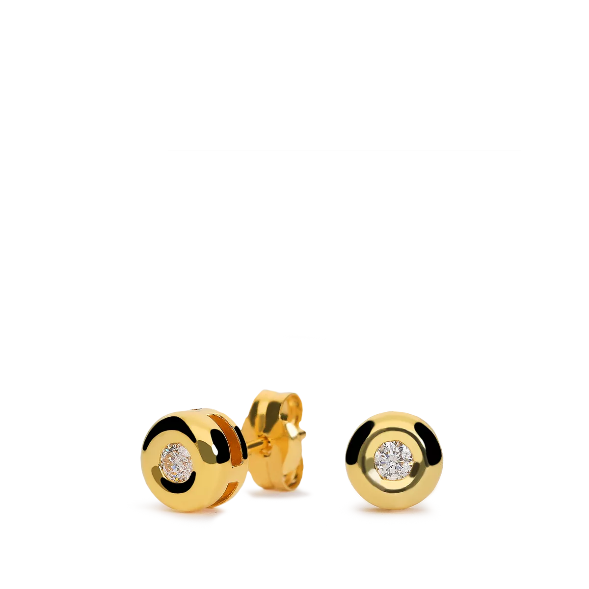 18k gold diamond earrings