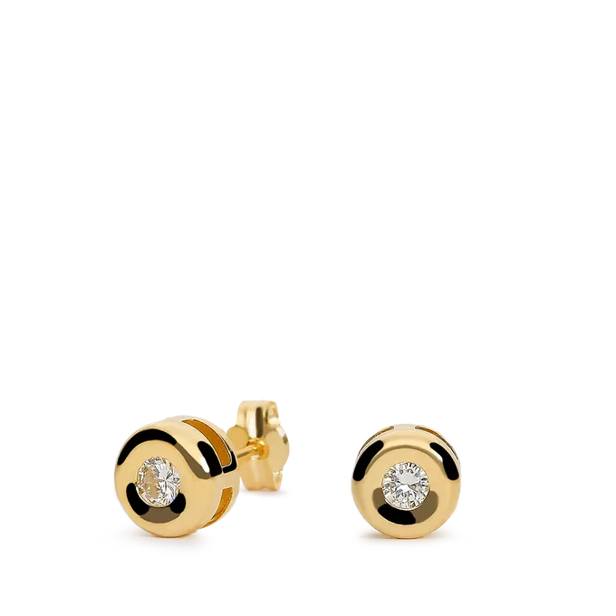 18k gold diamond earrings