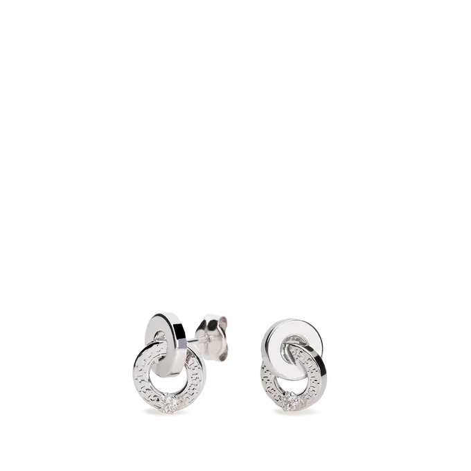 18k white gold earrings