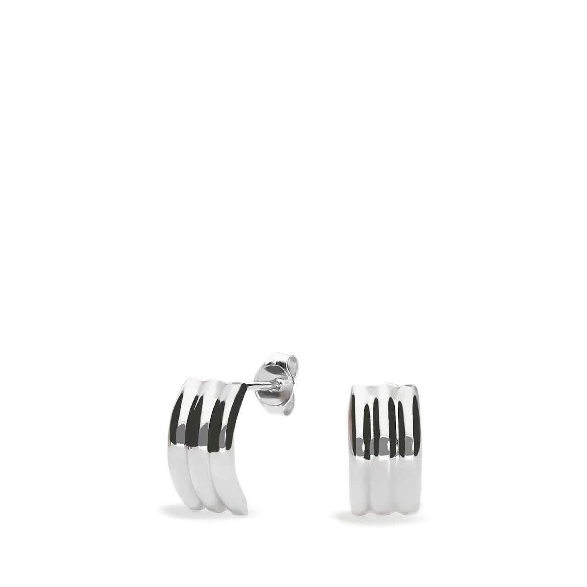 18k white gold earrings