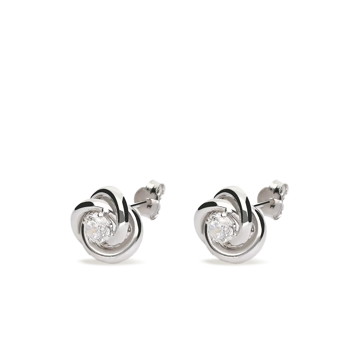 18k white gold earrings