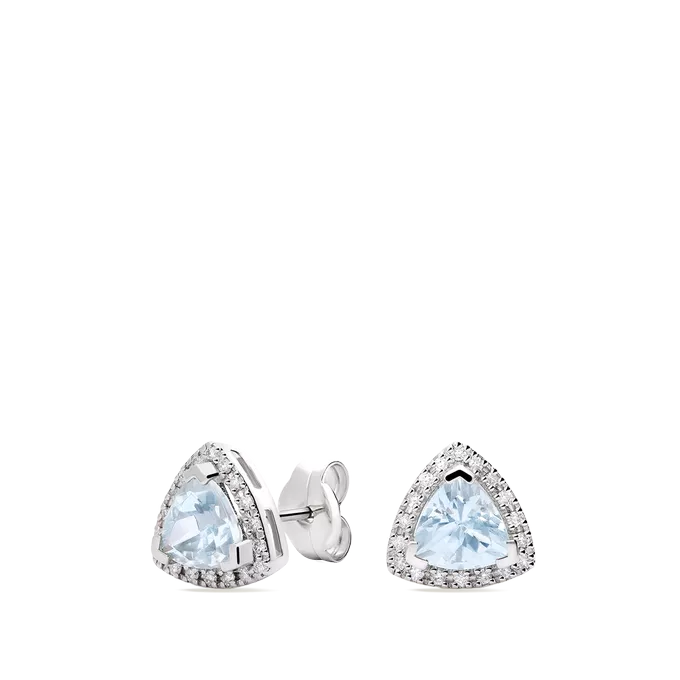 Pendiente diamante natural oro 18 quilates MAHARANI