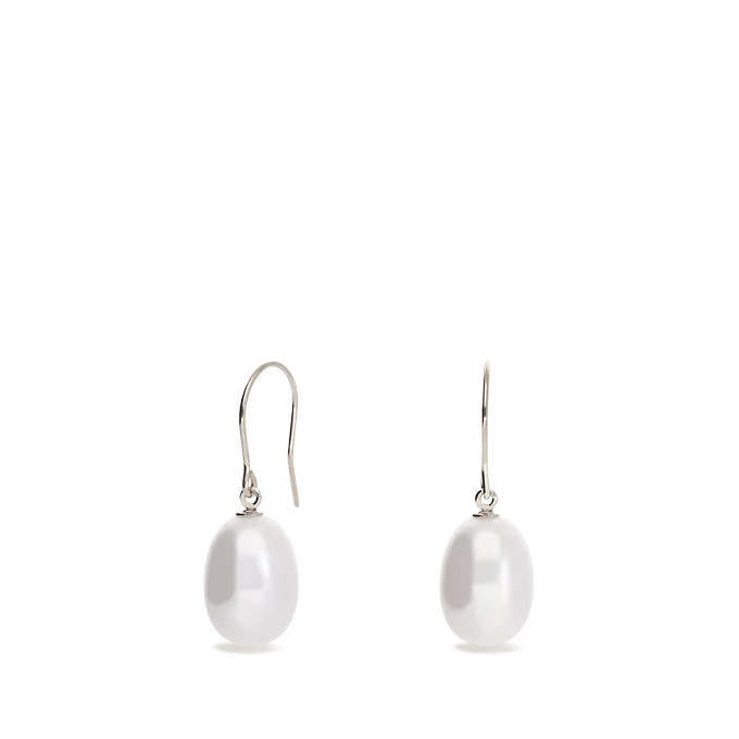 18k white gold earrings