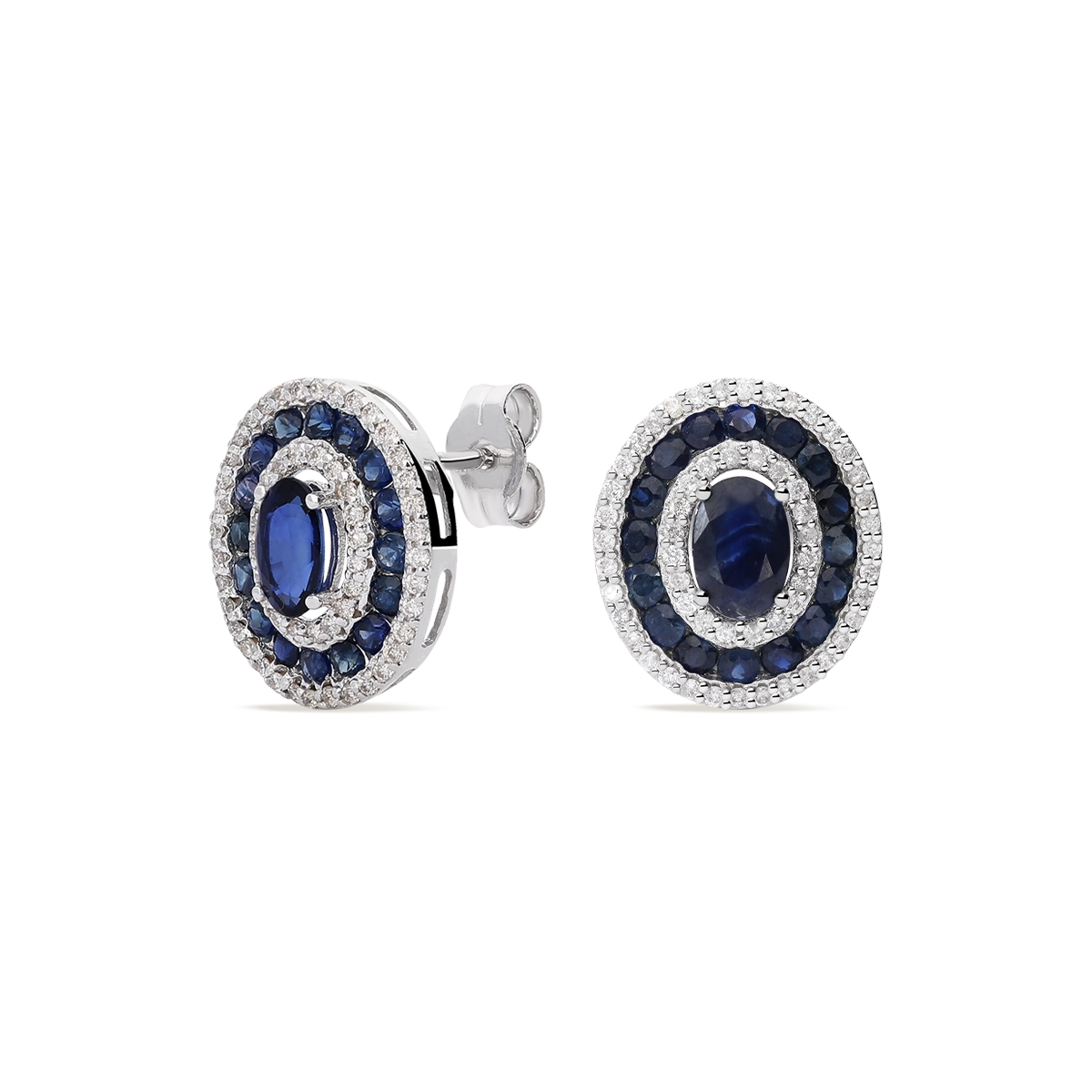 18k gold diamond earrings SHAHBANU