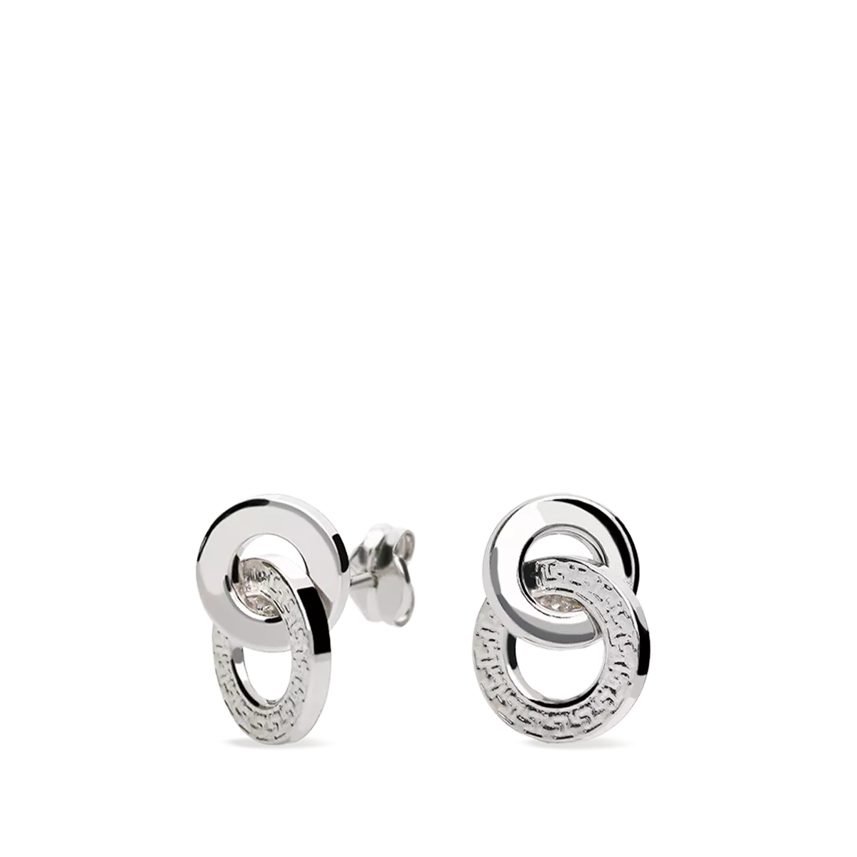 18k white gold earrings