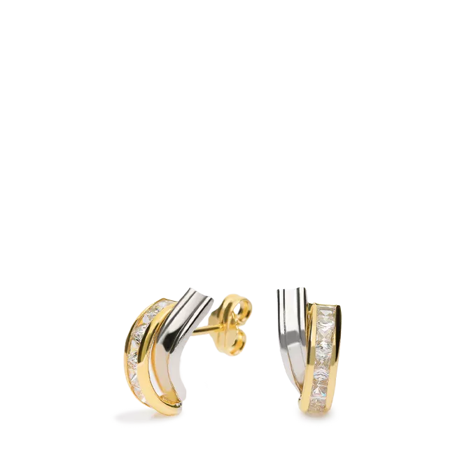 18k gold earrings