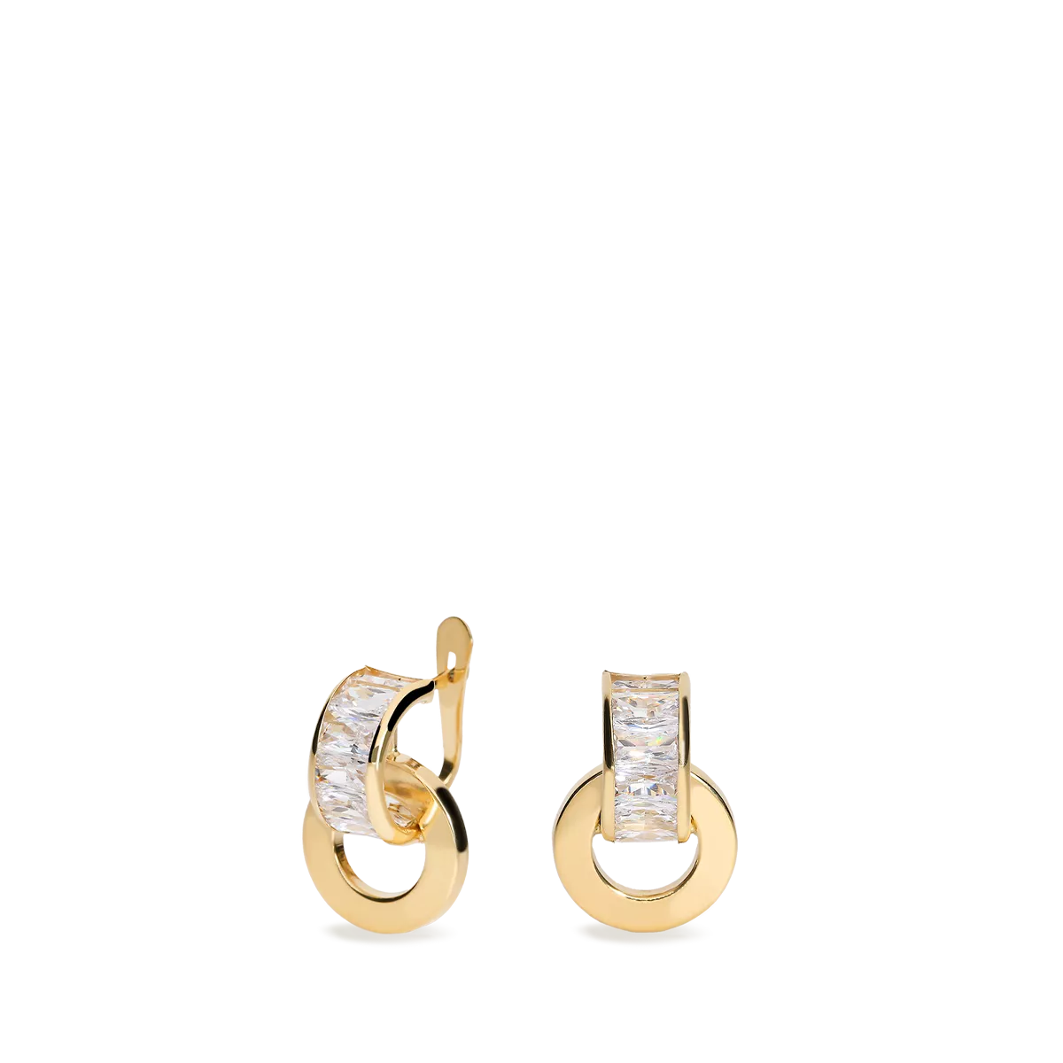 18k gold earrings