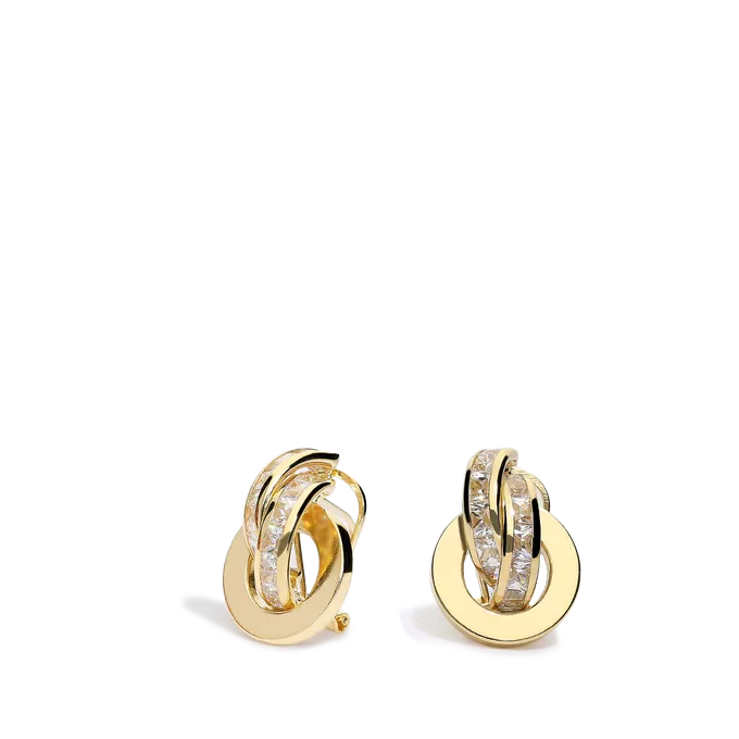 18k gold earrings