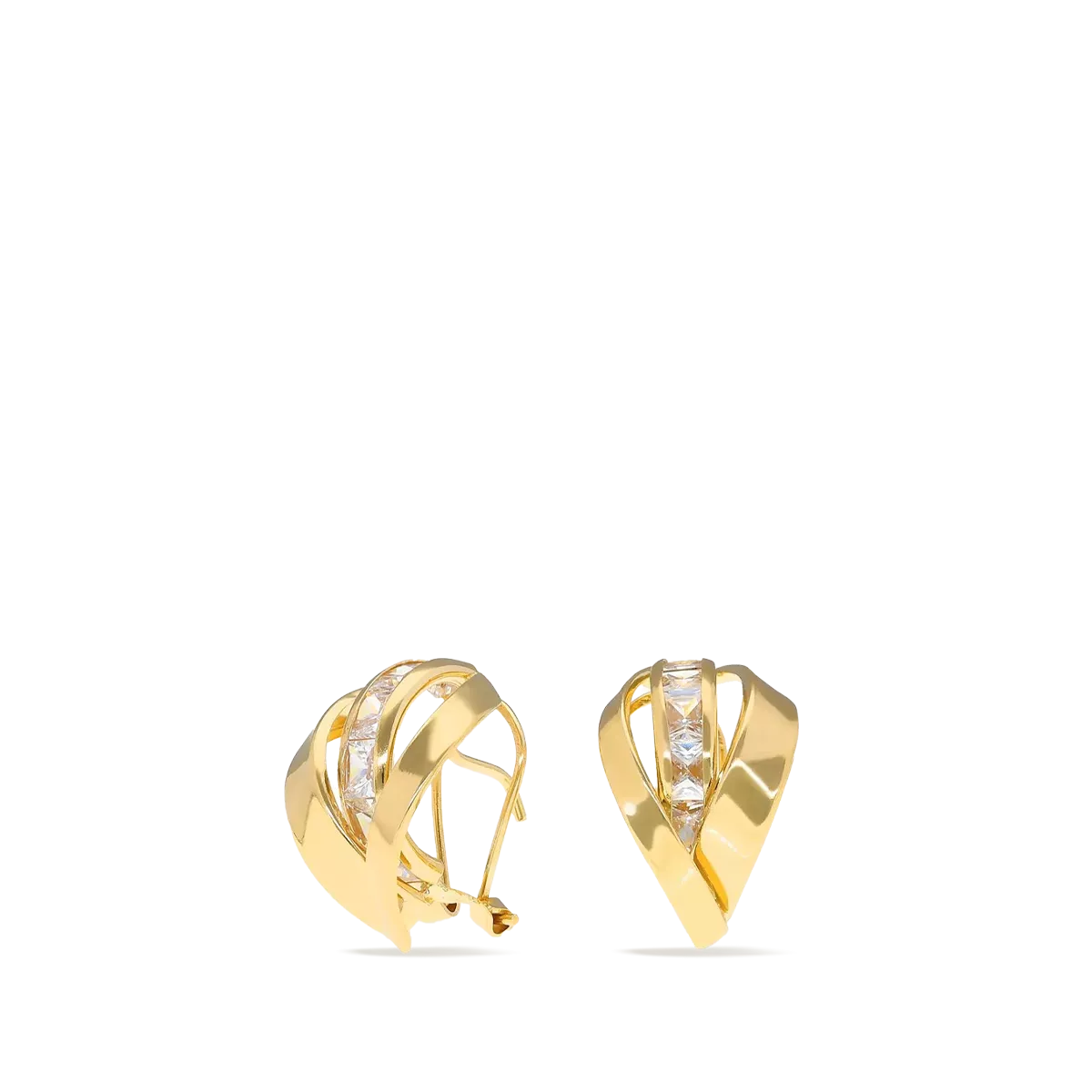 18k gold earrings