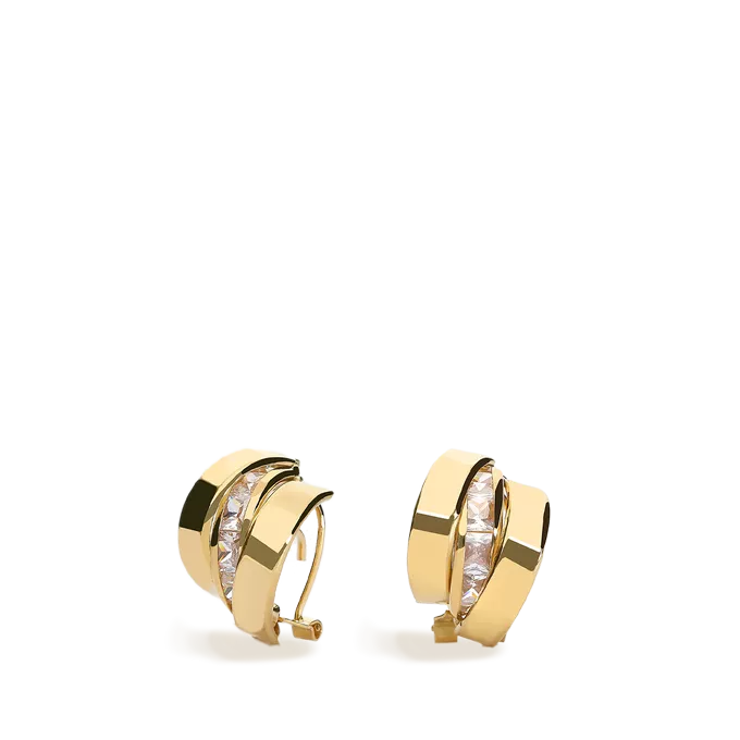 18k gold earrings