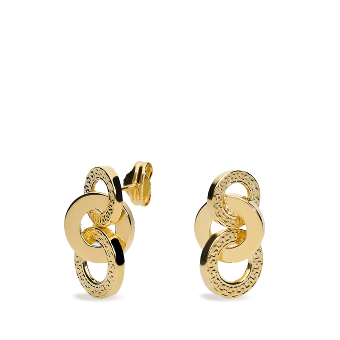 18k gold earrings