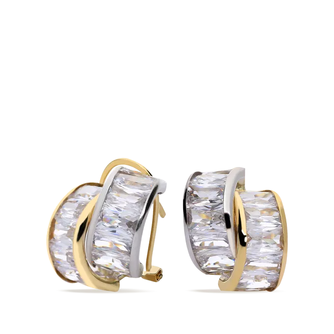 18k gold earrings