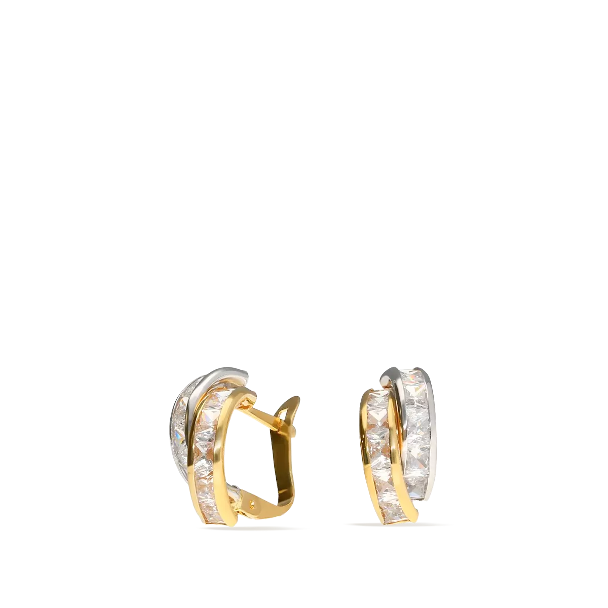 18k gold earrings