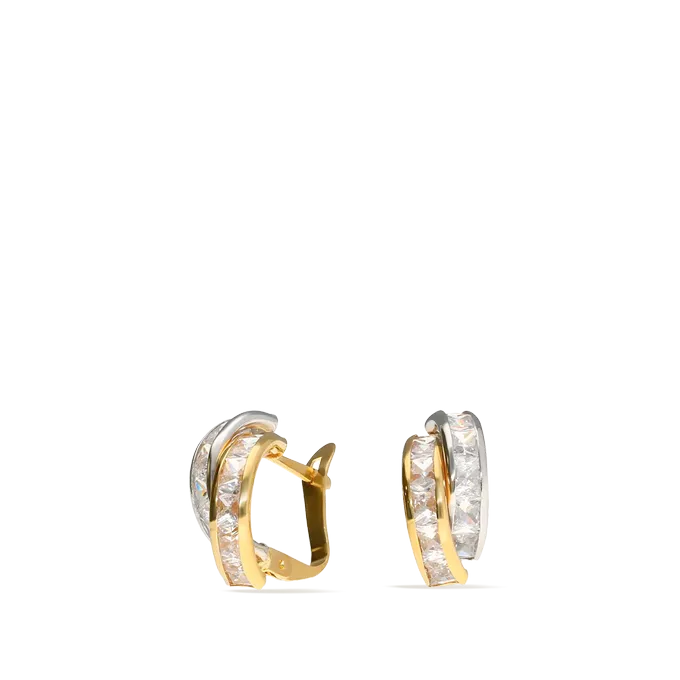 18k gold earrings