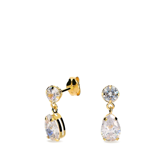 18k gold earrings