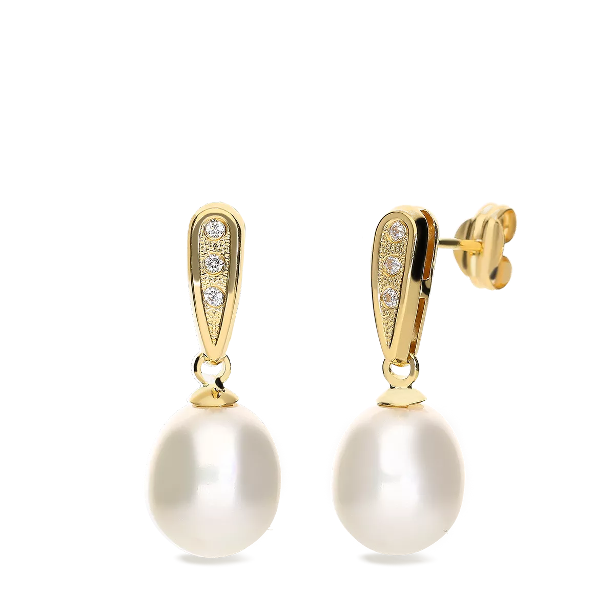 18k gold earrings