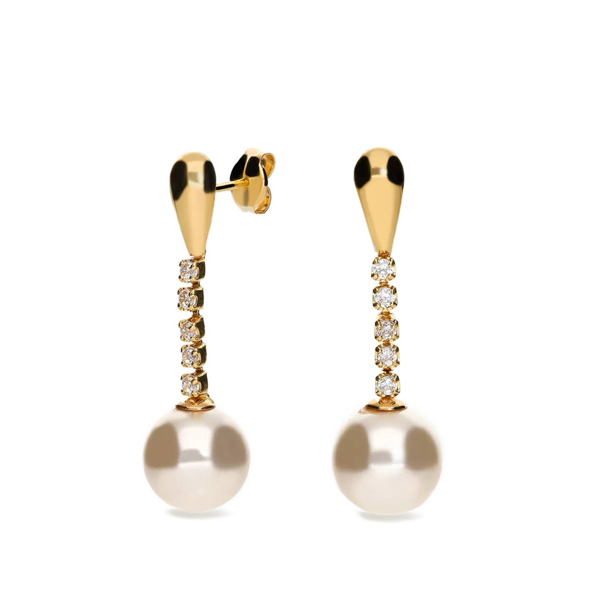 18k gold earrings