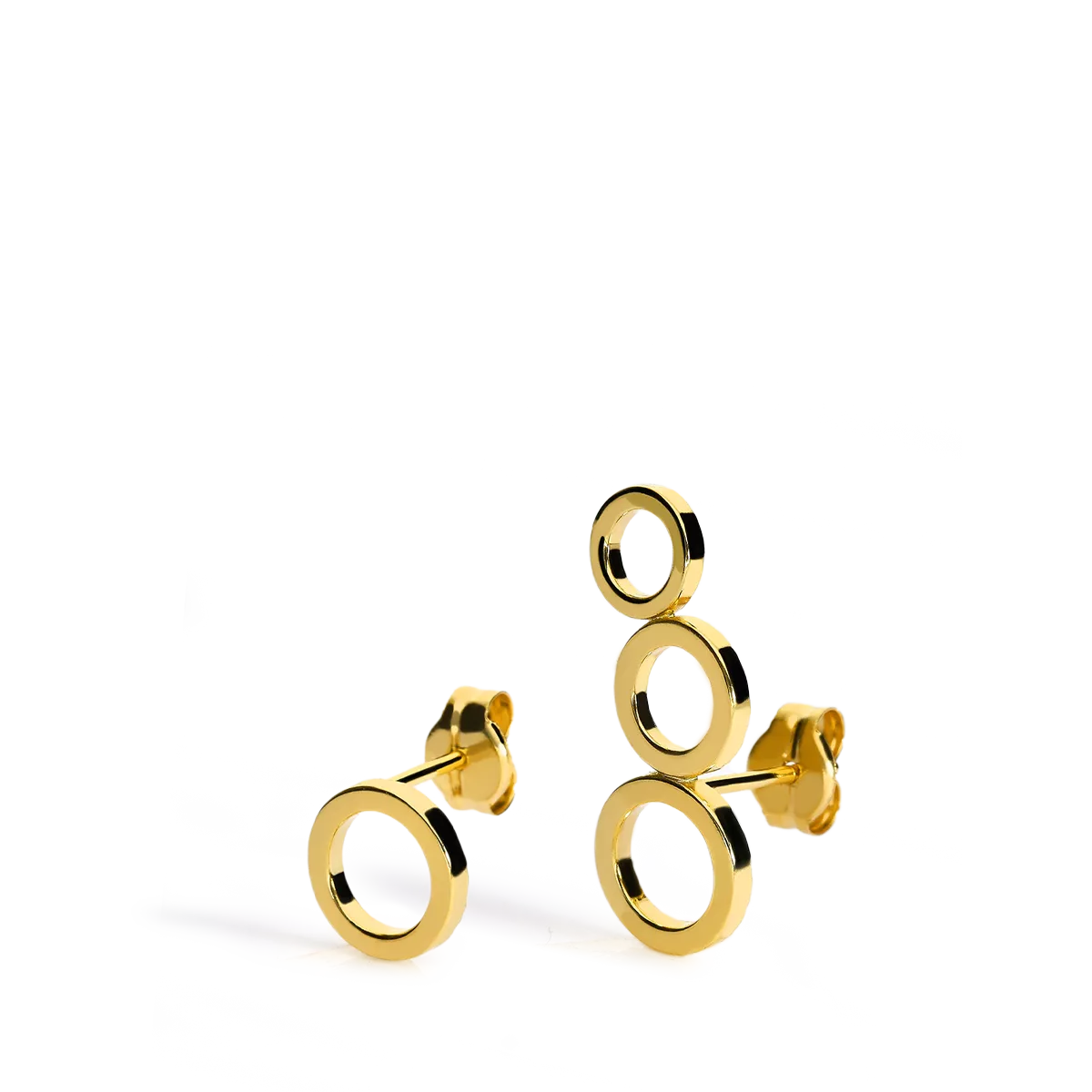 18k gold earrings