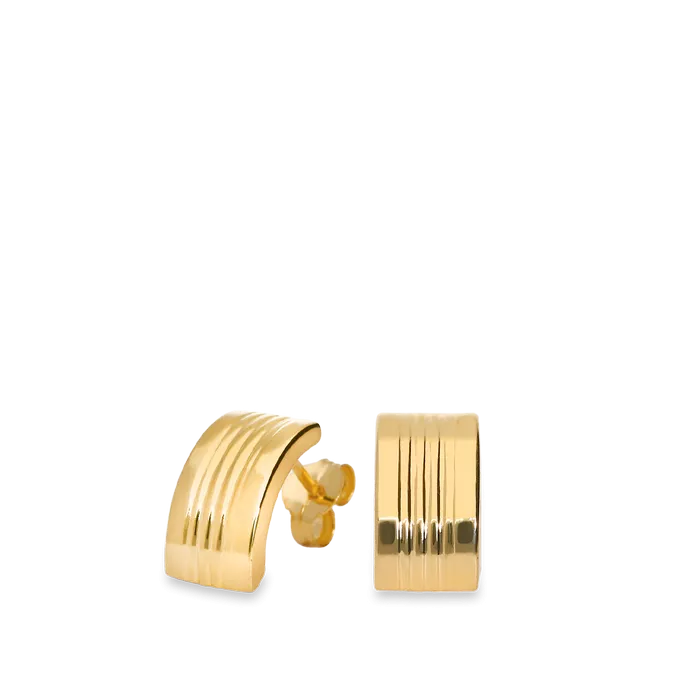 18k gold earrings