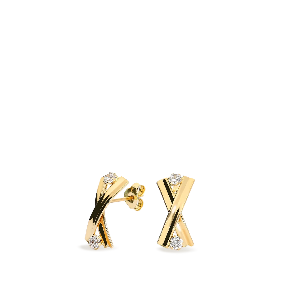 18k gold earrings