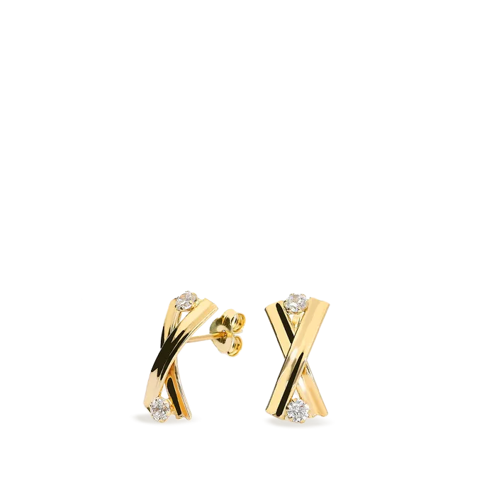 18k gold earrings