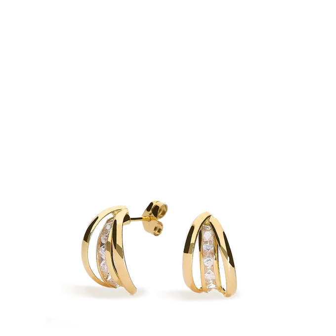 18k gold earrings