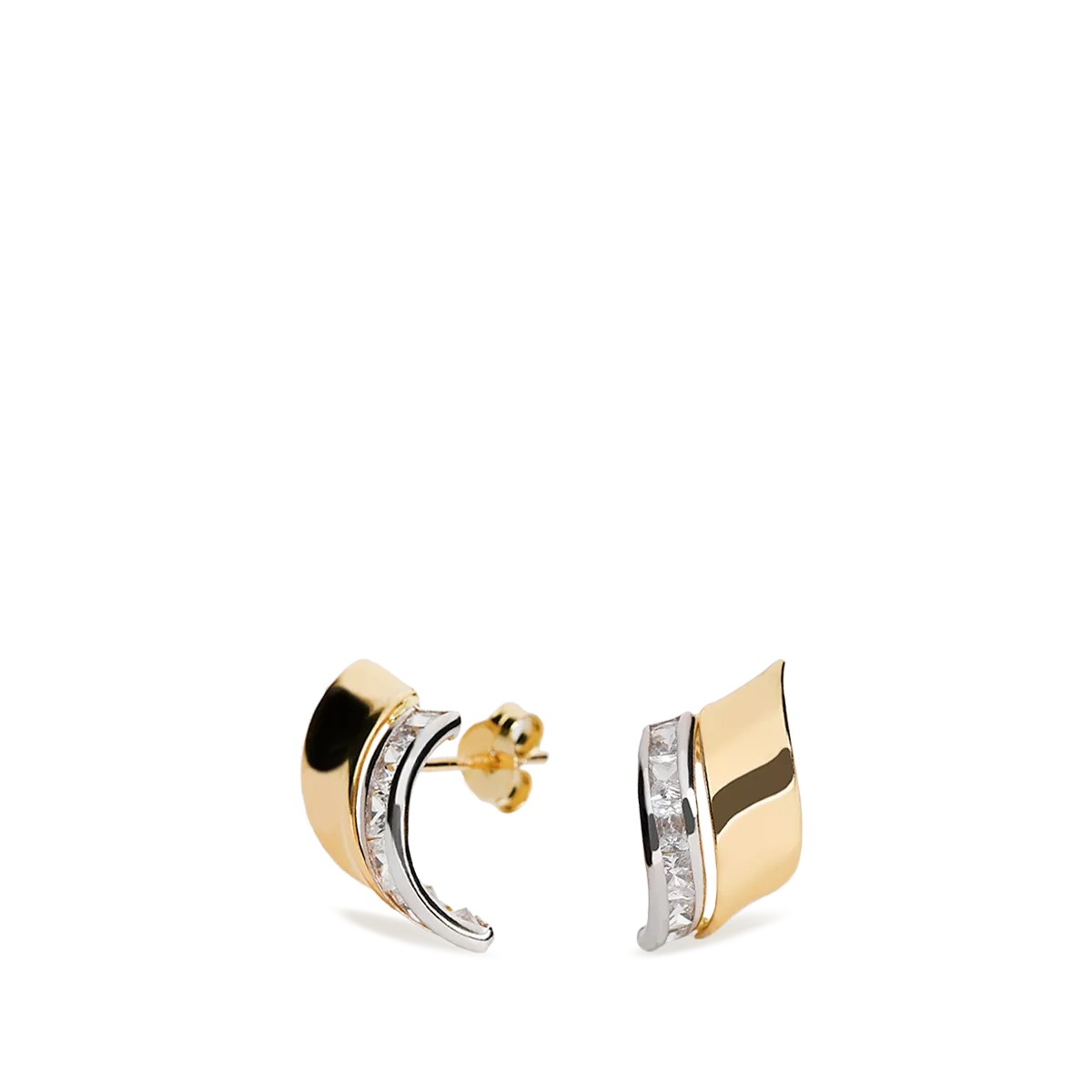 18k gold earrings