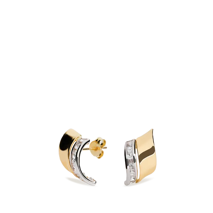 18k gold earrings