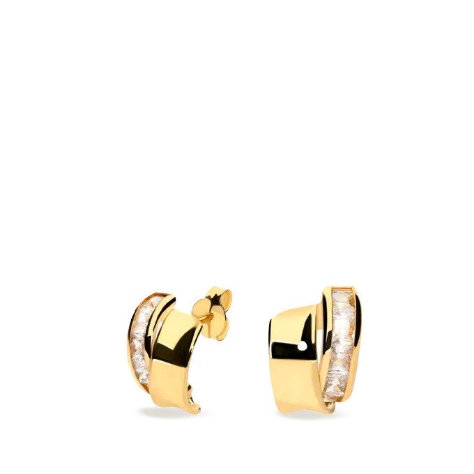 18k gold earrings