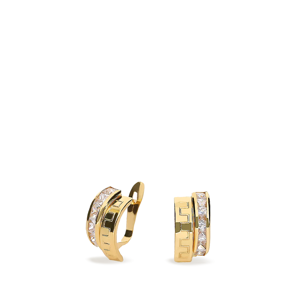 18k gold earrings