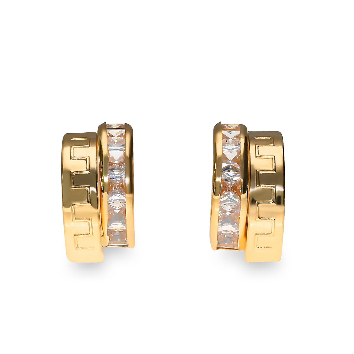 18k gold earrings