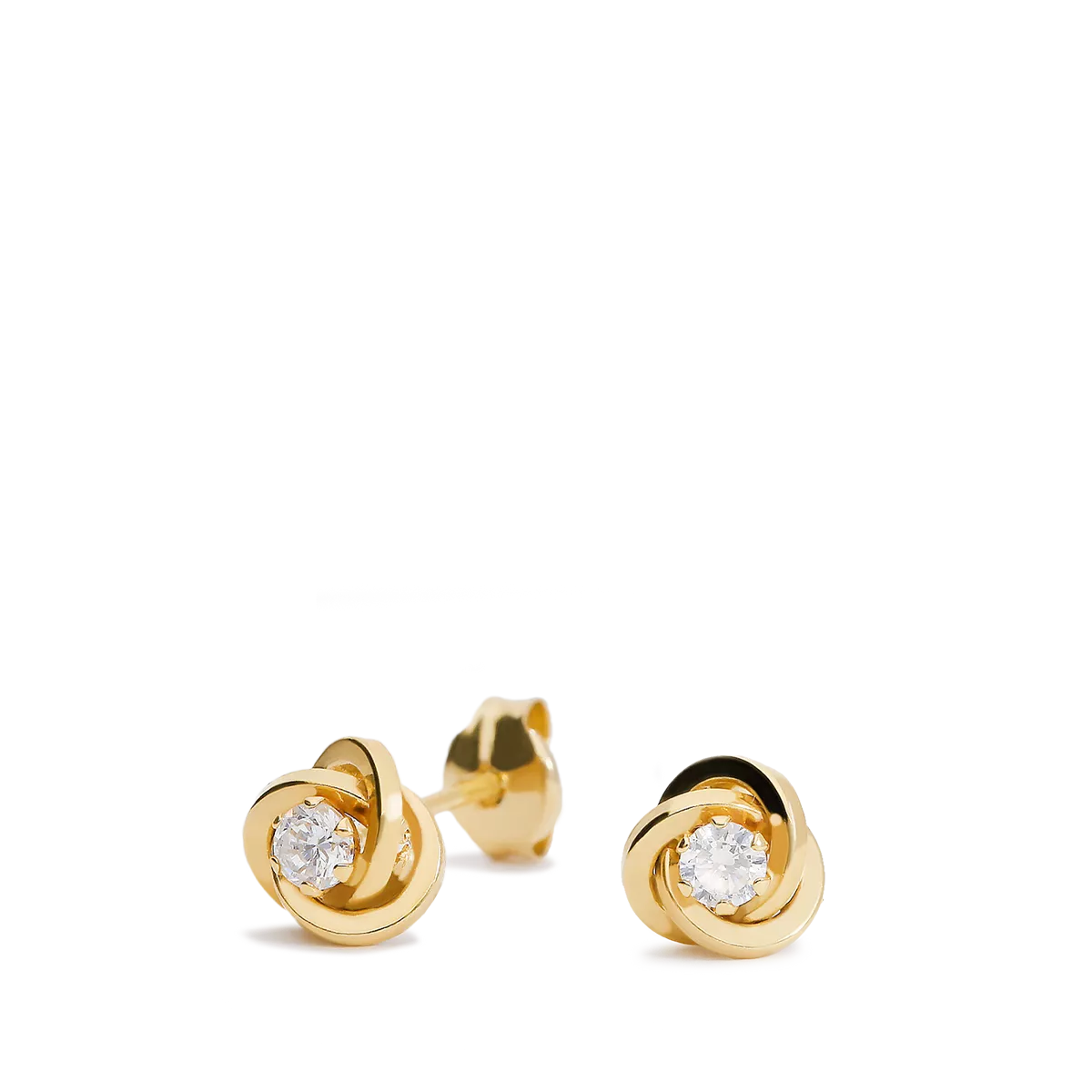 18k gold earrings