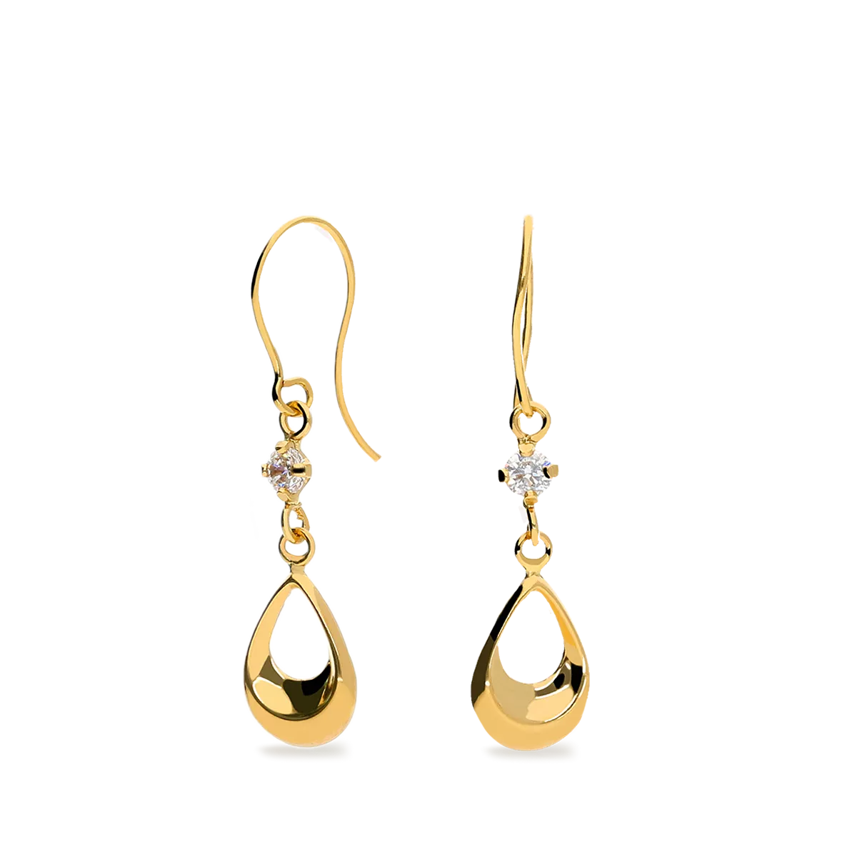 18k gold earrings