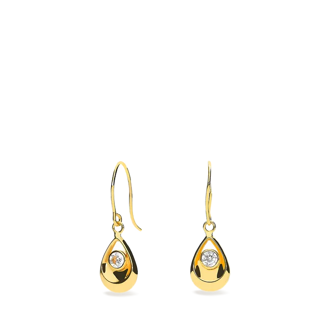 18k gold earrings