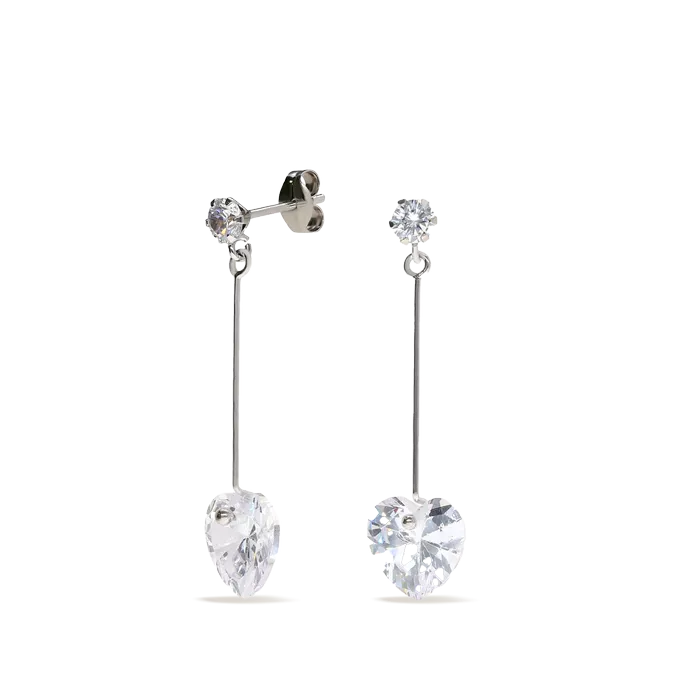 18k white gold earrings EMOTION