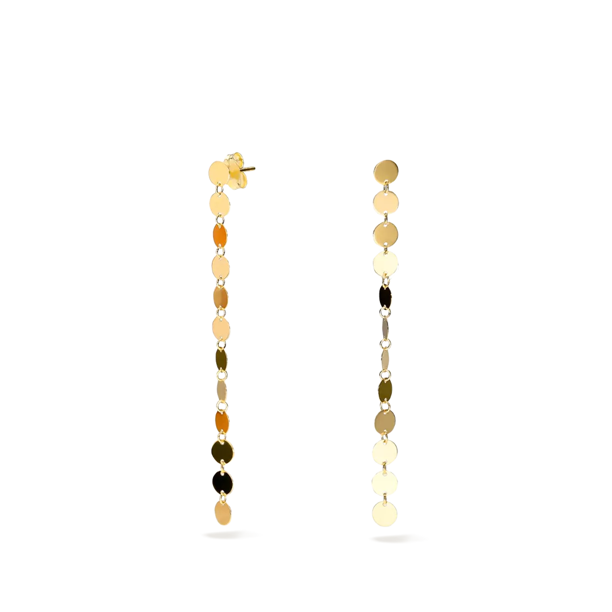 18k gold earrings