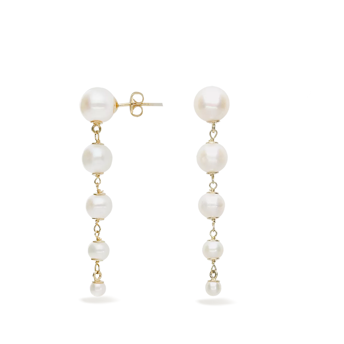 18k gold earrings