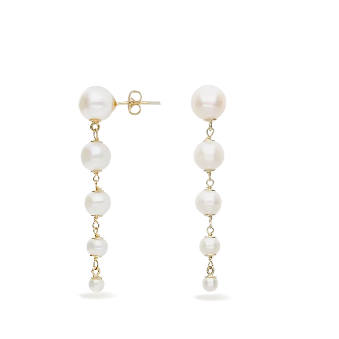 18k gold earrings