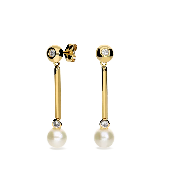 18k gold earrings