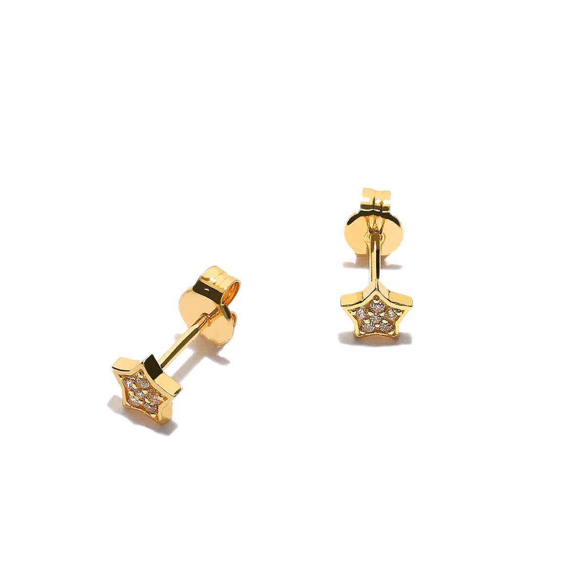 18k gold earrings