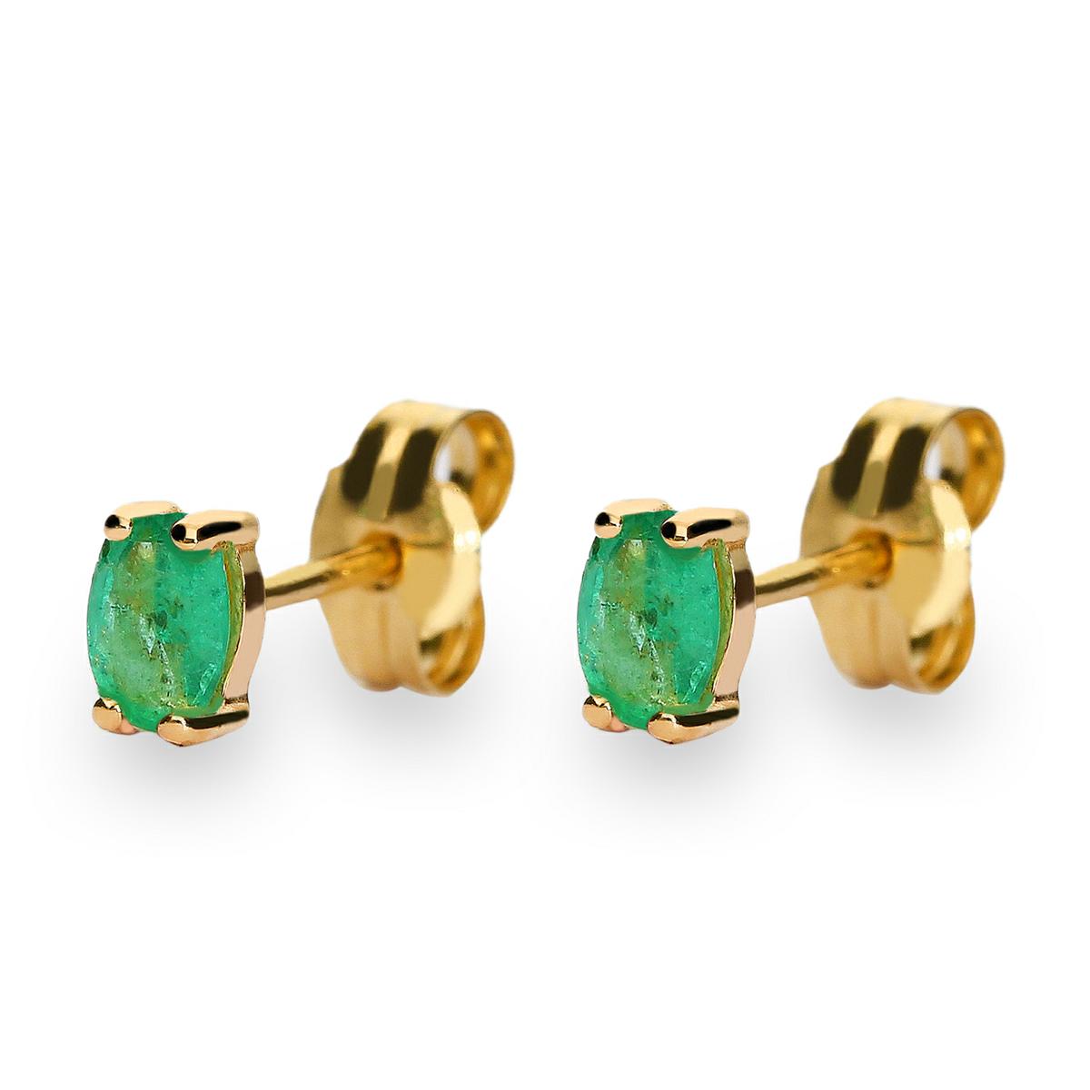 18k gold earrings JUNGLE