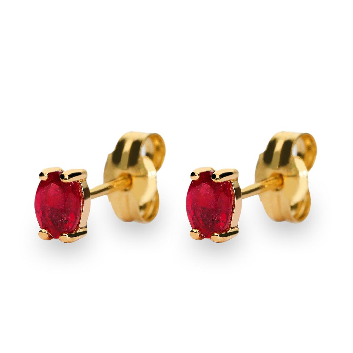 18k gold earrings LAVA