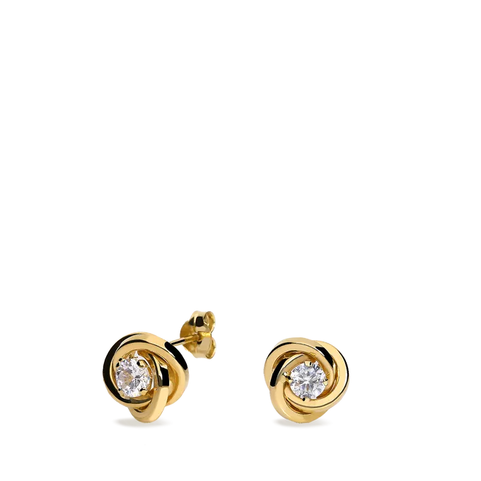 18k gold earrings