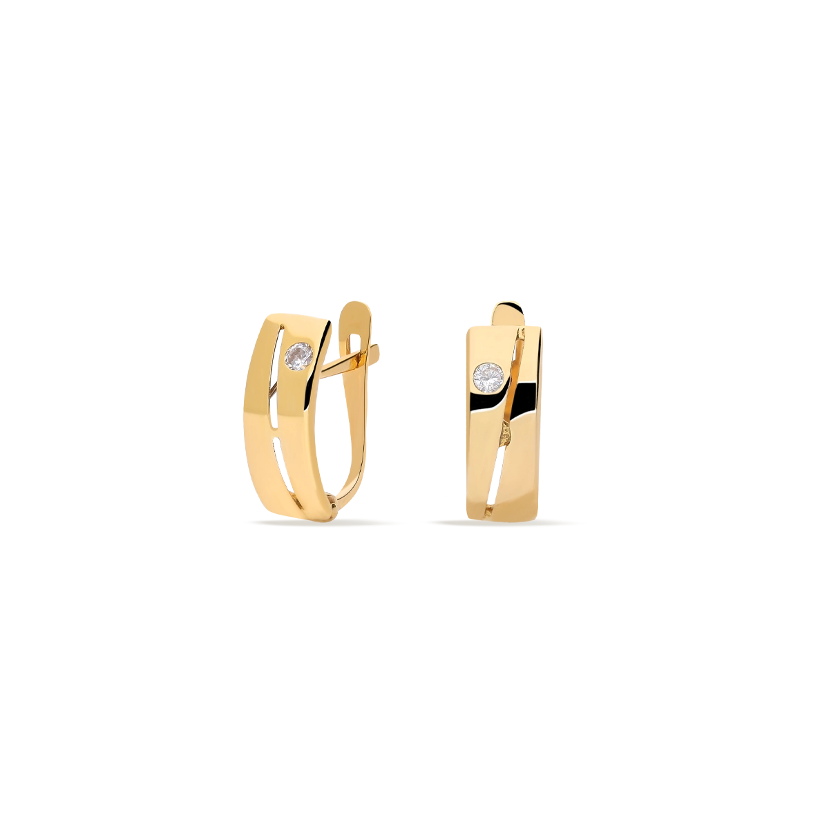 18k gold earrings
