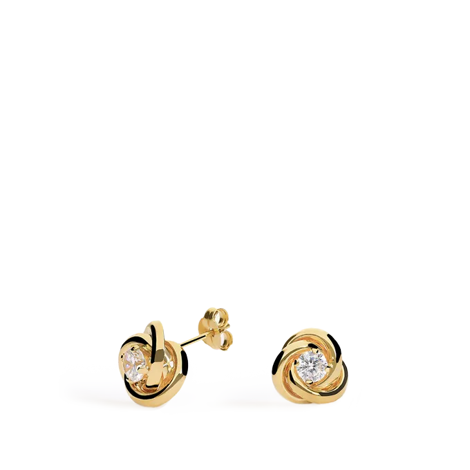 18k gold earrings