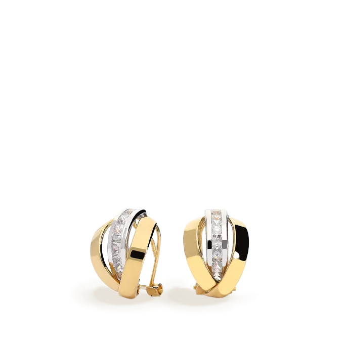 18k gold earrings