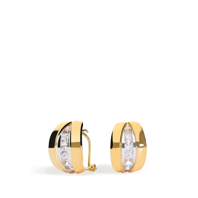 18k gold earrings